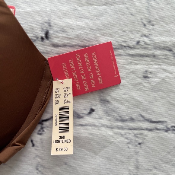 Uncommon Sense Brown Bra - Picture 6 of 6